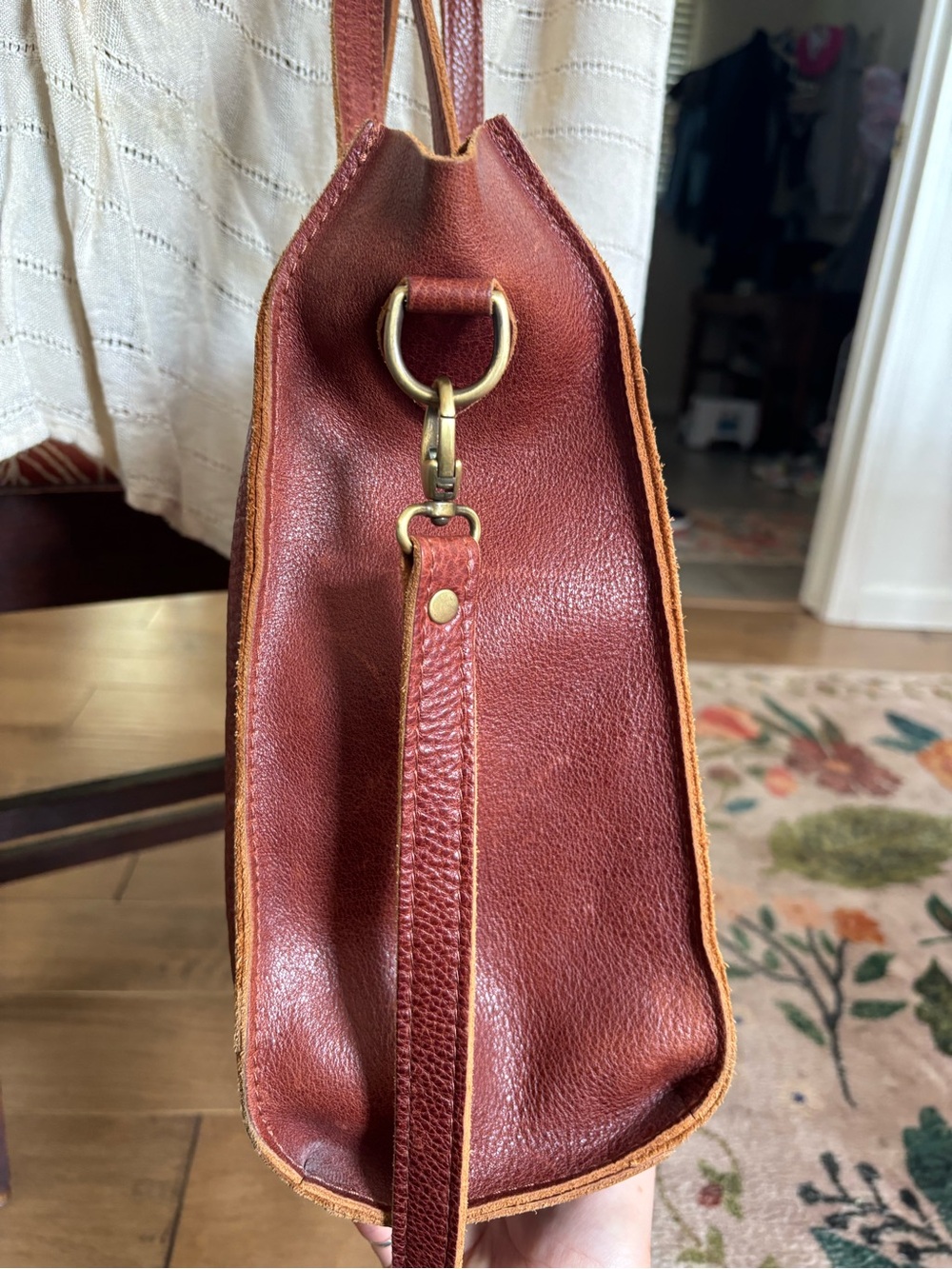 Portland Leather Goods N/S Lola Nutmeg - Picture 4 of 9